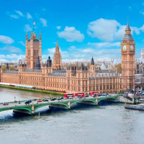 A picture of Westminster and the Houses of Parliament